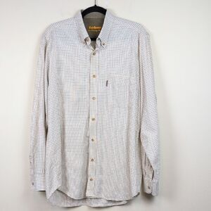 Barbour The Country Shirt Plaid Button-Down Cotton Shirt Size M